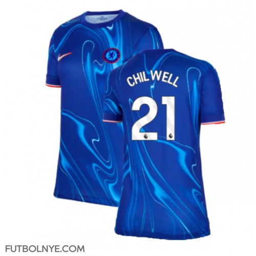 Camiseta Chelsea Ben Chilwell #21 Primera Equipación para mujer 2024-25 manga corta